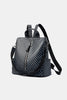 Duo Printed PU Leather Backpack