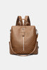 Duo Printed PU Leather Backpack