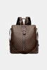 Duo Printed PU Leather Backpack