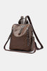 Two-Piece Duo Leather Backpack