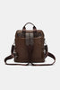 Two-Piece Duo Leather Backpack