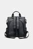 Duo Printed PU Leather Backpack