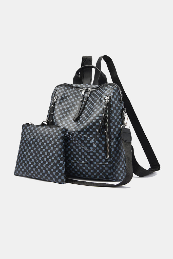 Two-Piece Duo Leather Backpack