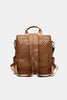 Duo Printed PU Leather Backpack