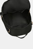 Black Poly Medium Backpack