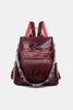 Double Strap Leather Backpack